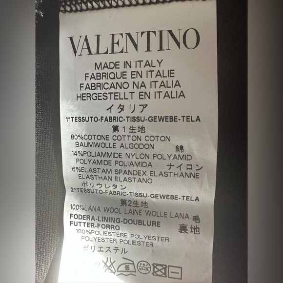 Red Valentino Black Strapless Ruffle Hem Dress | Bow Back | Designer Mini (1173) - Picture 13 of 13